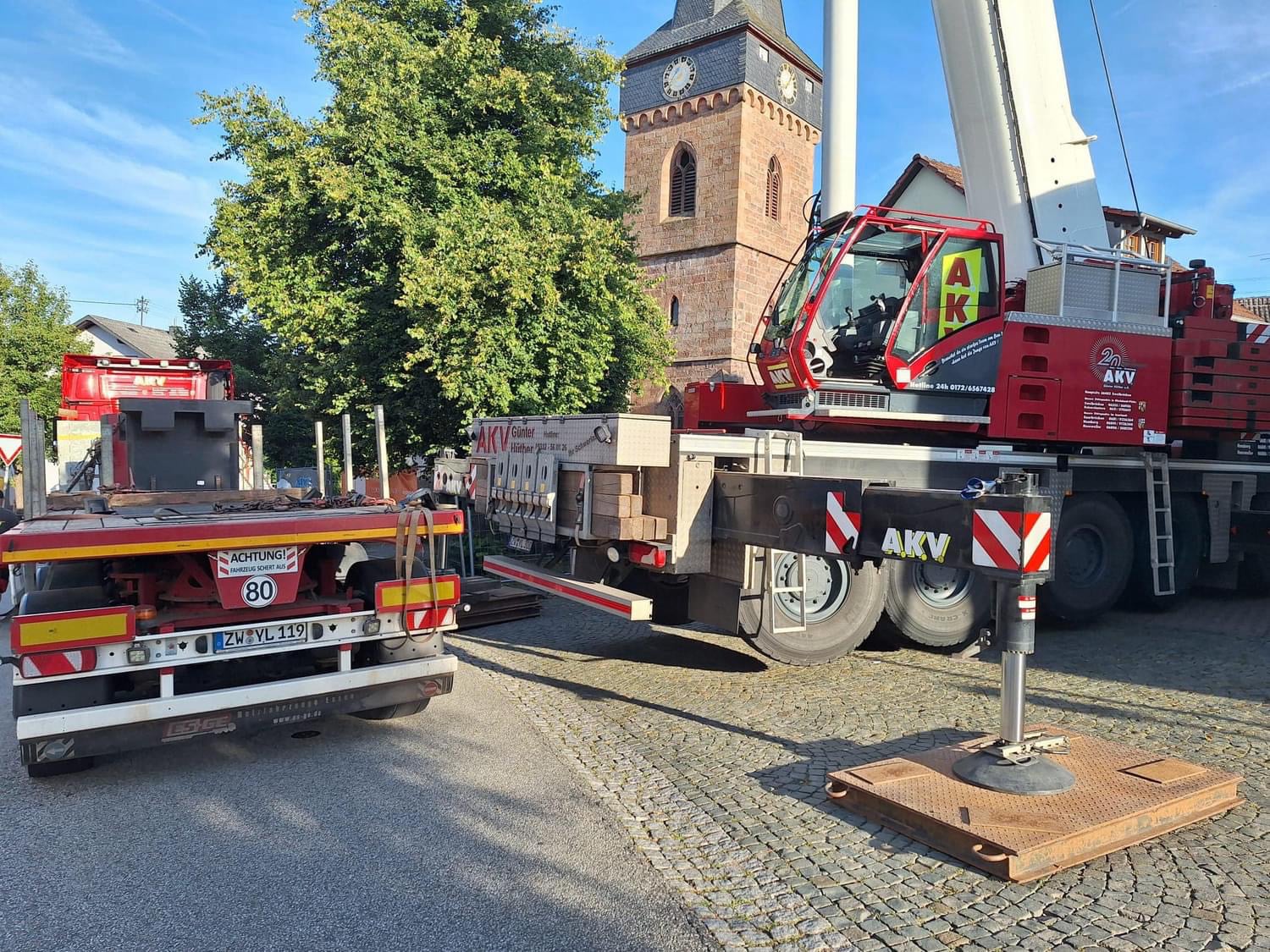 A.K.V. Autokranvermietung Günter Hüther - Job-Report